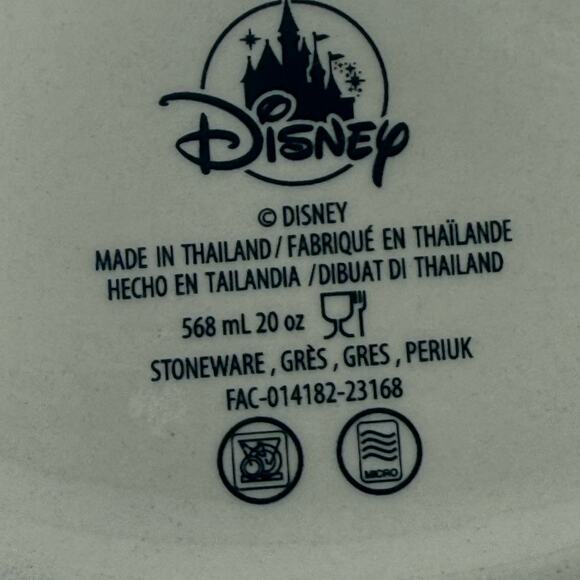 Disney Lady & The Tramp Lady 3D Stoneware Mug 20oz Ceramic Sculpted Cup - Picture 6 of 6